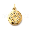 304 Stainless Steel Rhinestone Pendants STAS-R159-54G-05-1