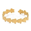 Real 18K Gold Plated 304 Stainless Steel Cuff Bangles BJEW-L695-001G-04-2
