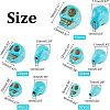 SUPERFINDINGS Synthetic Turquoise Beads Strands TURQ-FH0001-01-2