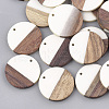 Resin & Wood Pendants X-RESI-S358-02B-01-1