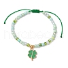 Adjustable Nylon Cord Glass Seed Braided Bead Bracelets BJEW-JB11436-2