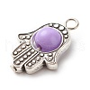 Tibetan Style Alloy Pendants PALLOY-JF01759-4