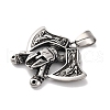Viking 304 Stainless Steel Pendants STAS-U021-08AS-2