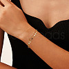 S925 Sterling Silver Multi-strand Bracelets for Woman BJEW-H622-03G-2