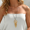 Elegant Zinc Alloy Tassel Pendant Long Necklaces for Street Party ZC8760-1