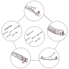Iron Hair Barrette Findings IFIN-PH0024-37P-8