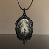 Halloween Alloy Pendant Necklaces PW-WGAE9C8-01-2