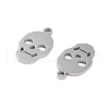 316 Surgical Stainless Steel Pendants STAS-C096-08A-P-2