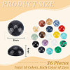 HOBBIESAY 36Pcs 18 Styles Mixed Gemstone Cabochons G-HY0001-55-2