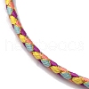 Adjustable Polyester Cord Braided Bracelets BJEW-Z085-01G-11-2