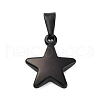 Ion Plating(IP) 304 Stainless Steel Pendants STAS-I135-25B-1