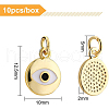 BENECREAT Brass Enamel Charms KK-BC0004-59-2
