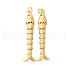 Rack Plating Brass Micro Pave Cubic Zirconia Pendants KK-M309-38H-G-1