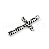 316 Surgical Stainless Steel Pendants STAS-G349-21AS-3