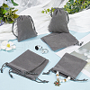 Beebeecraft Velvet Jewelry Drawstring Gift Bags ABAG-BBC0001-10B-01-4