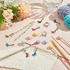 35Pcs Butterfly & Flower DIY Knitting Tool Sets HJEW-NB00055-4
