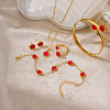 Alloy Enamel Jewelry Sets PW-WG60687-05-1