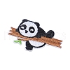 Cute Panda Computerized Embroidery Cloth Iron on/Sew on Patches DIY-X0293-71-2