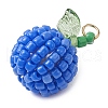 Seed Beads Beaded Pendants PALLOY-TA00159-04-3