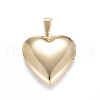 Ion Plating(IP) 316 Surgical Stainless Steel Locket Pendants X-STAS-N0016-03G-2