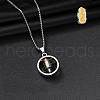 Rotatable Alloy Pendant 316 Surgical Stainless Steel Chain Necklaces for Men FS-WG50373-11-1