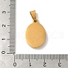 Ion Plating(IP) 304 Stainless Steel Pendants STAS-C103-03G-03-3