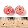 Synthetic Shell Dyed Carved Beads SHEL-H005-18-3