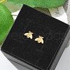 304 Stainless Steel Stud Earrings for Women STAS-Z117-15G-02-2