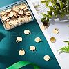 SUPERFINDINGS 100Pcs Brass Stamping Blank Tag Charms KK-FH0002-60G-6