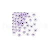  Handmade Evil Eye Lampwork Beads Strands LAMP-NB0001-88B-7