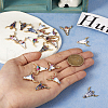 Boutigem 20Pcs 10 Styles Zinc Alloy Enamel Pendants ENAM-BG0001-01-7
