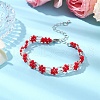 Glass Seed Beaded Bracelets for Women BJEW-MZ00144-02-1
