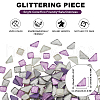 Glitter Glass Cabochons GLAA-FH0001-02C-6