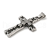 316 Surgical Stainless Steel Pendants STAS-Z073-72AS-01-2