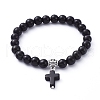 Stretch Charm Bracelets BJEW-JB05234-2