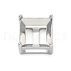 304 Stainless Steel Rhinestone Claw Settings STAS-U042-05C-P-1