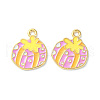 Alloy Enamel Pendants ENAM-D047-15G-2