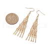 304 Stainless Steel Link Bar Dangle Earrings EJEW-JE05966-01-3