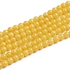 Natural Mashan Jade Round Beads Strands X-G-D263-4mm-XS07-2