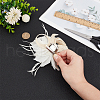 Women's Feather Aligator Hair Clips OHAR-WH0034-13B-3