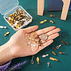 Alloy Glue-on Flat Pad Bails for Pendant Making PALLOY-TA0001-41-6