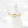 Brass Micro Pave Cubic Zirconia Cuff Rings RJEW-S400-12G-3