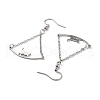 304 Stainless Steel Dangle Earrings EJEW-P271-12P-2