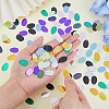 DICOSMETIC 800Pcs 10 Colors PVC Plastic Pendants KY-DC0001-26-3