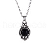 Bohemian Style Horse Eye Alloy with Resin Pendant Necklaces for Women FS-WG56C17-04-2
