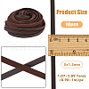 DICOSMETIC 10Pcs Flat PU Leather Cord WL-DC0001-02B-2