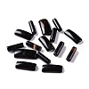 Natural Dyed & Heated Black Agate Beads G-M379-04-1