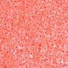 6/0 Inside Colours Transparent Glass Seed Beads X1-SEED-T007-07H-2
