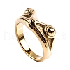 Stainless Steel Frog Finger Rings PW-WGF4234-11-1