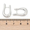Brass Hoop Earrings EJEW-Q016-16P-2